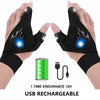 FingerLed® - Ein Hauptteiler-Portemonnaie (2 Handschuhe)