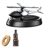 Solar Metal Body Helicopter Car Air Freshener Diffuser With Perfume Oil