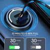 Chargeur de voiture à charge rapide 100 W multi compatible 