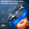 Solar Metal Body Helicopter Car Air Freshener Diffuser With Perfume Oil