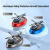 Solar Metal Body Helicopter Car Air Freshener Diffuser With Perfume Oil