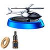 Solar Metal Body Helicopter Car Air Freshener Diffuser With Perfume Oil