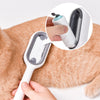 Pet hair removal comb with water tank